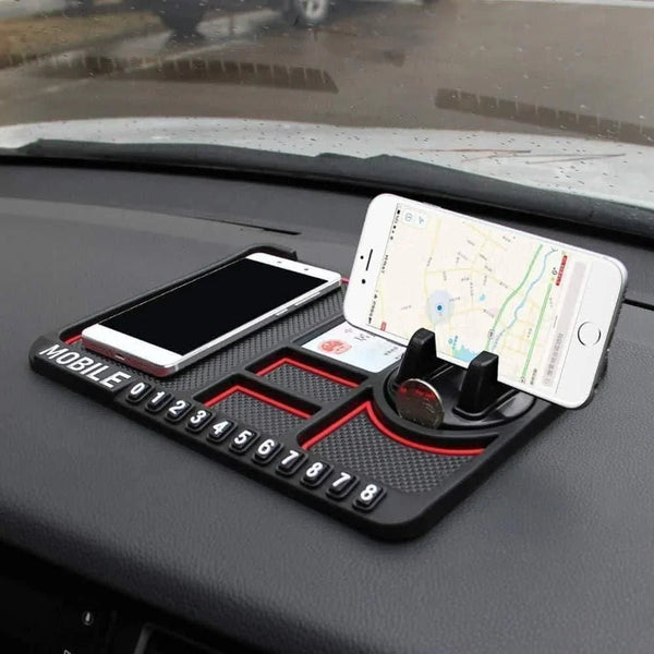 Car Accessories Multifunction Phone & GPS Holder – Anti - Slip Silicone Dashboard Mount - ShriClick