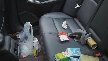 CAR SEAT BACK ORGANIZER BAG – PREMIUM PU LEATHER STORAGE SOLUTION