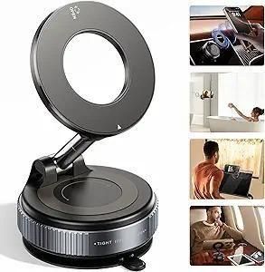 Vacuum Suction Magnetic Bracket – 360° Rotating Universal Phone Mount - ShriClick